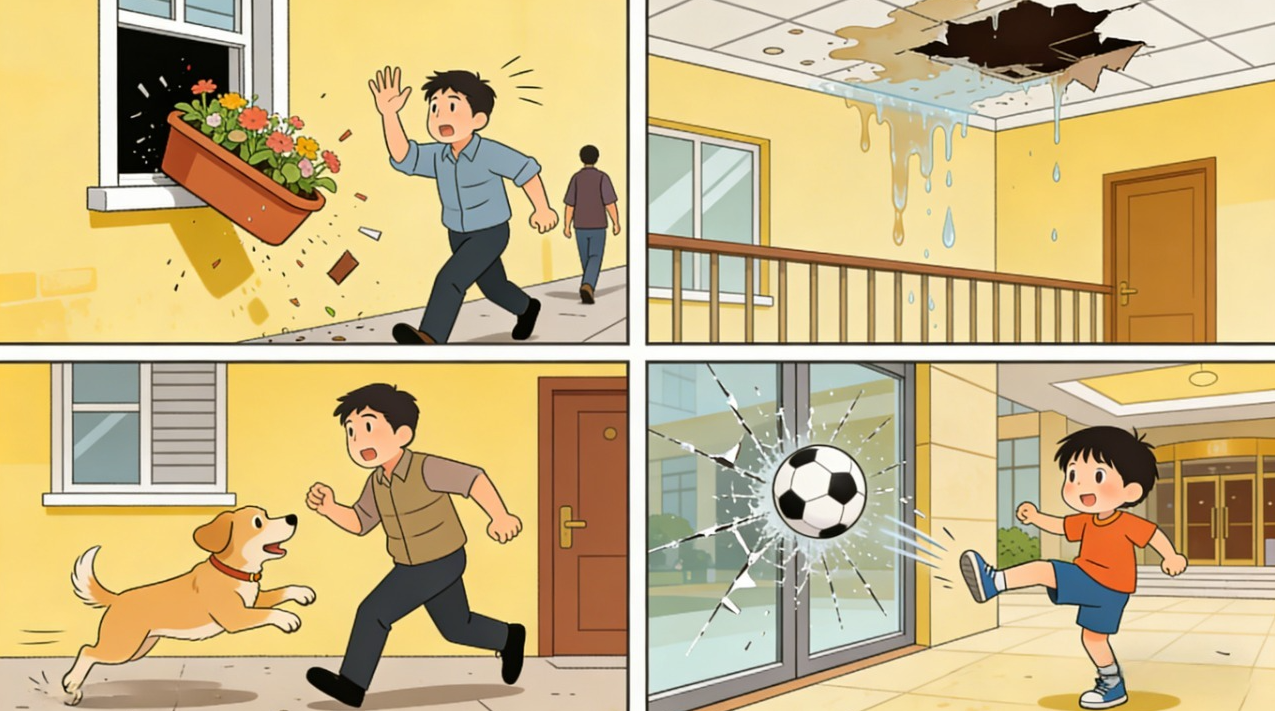 家居保險, 火險, 家居財物保險, 個人責任保險, 第三者責任保險, 保險比較, 2026家居保險, 樓宇結構保險, 租客保險, 業主保險, 家居保險保障範圍, 漏水賠償, 投保貼士, 保險, 家居保險保費, 保險比較平台, E LOAN, 貸款